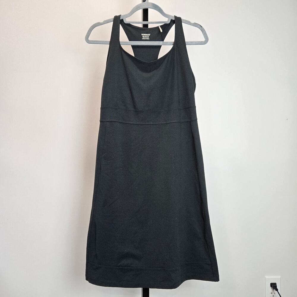 Toad‎ and Co Aquaculture Racerback Dress Black Hiking Outdoors Medium Sporty